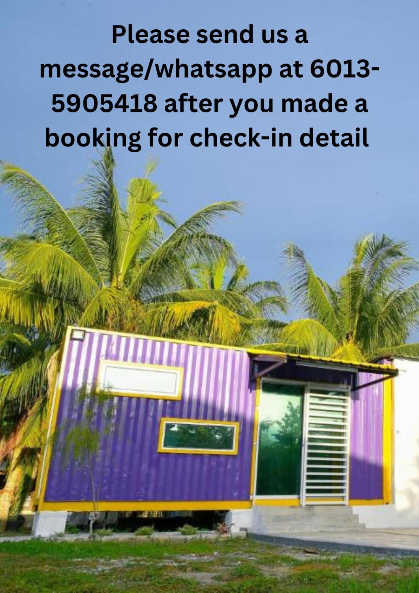 Purple Cube At Lumut Cube Homestay Kontena ภายนอก รูปภาพ